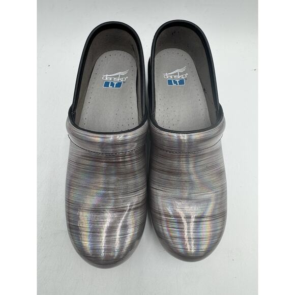 Dansko LT PRO Women's LIGHTLY USED Clogs Prism Metallic EU Size 39 Regular - Picture 6 of 12